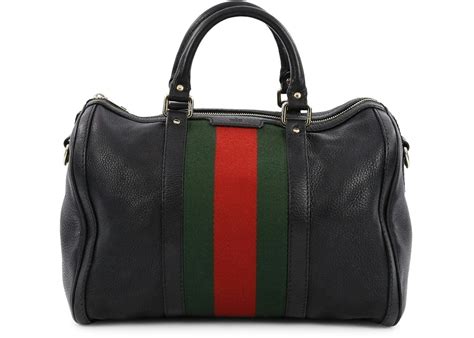 gucci vintage web boston|Gucci Boston bag stockx.